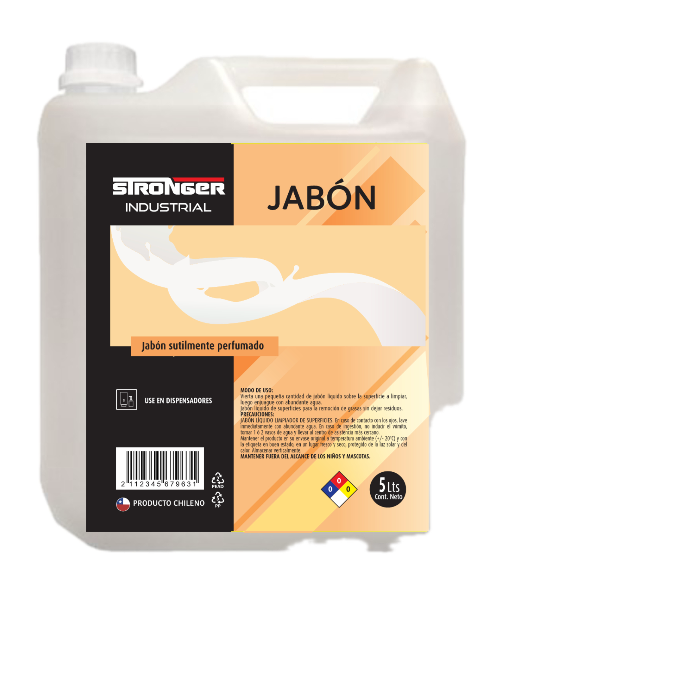 Jabón Industrial 5 Litros STRONGER